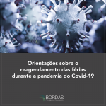 Orientações sobre o reagendamento das férias durante a pandemia do COVID-19