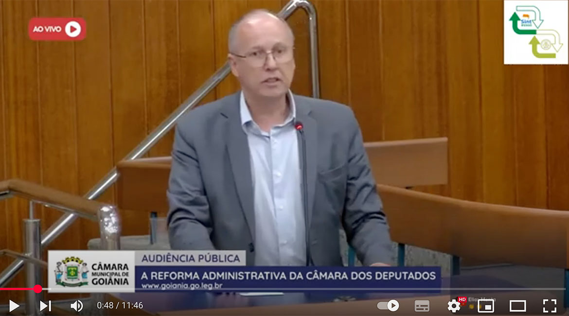 Francis Bordas participa de audiência pública sobre Reforma Administrativa